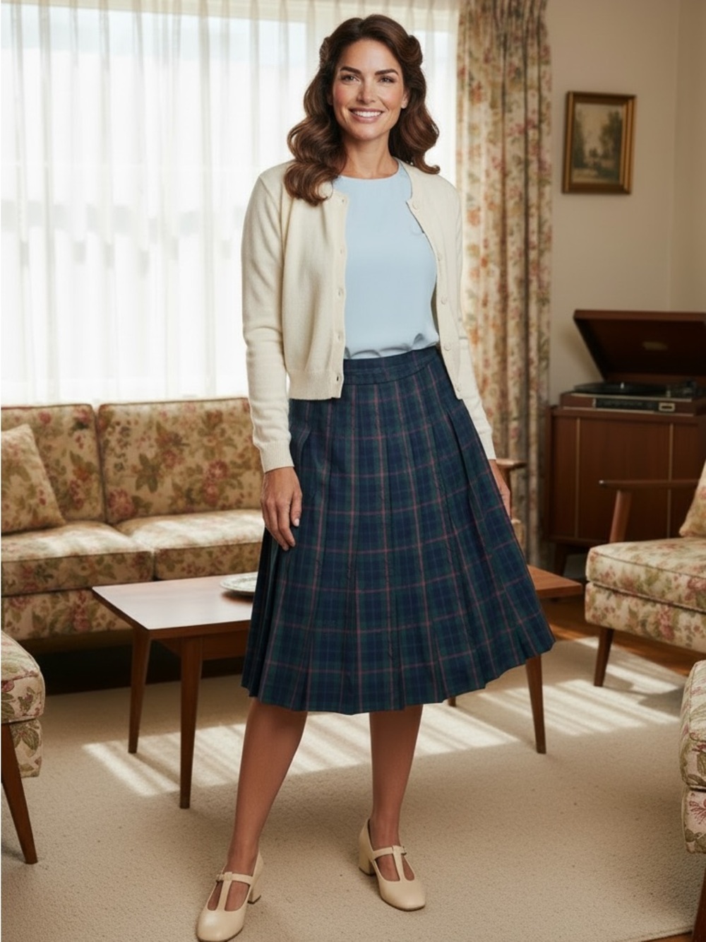 Vintage Pendleton Plaid Tartan Wool Skirt